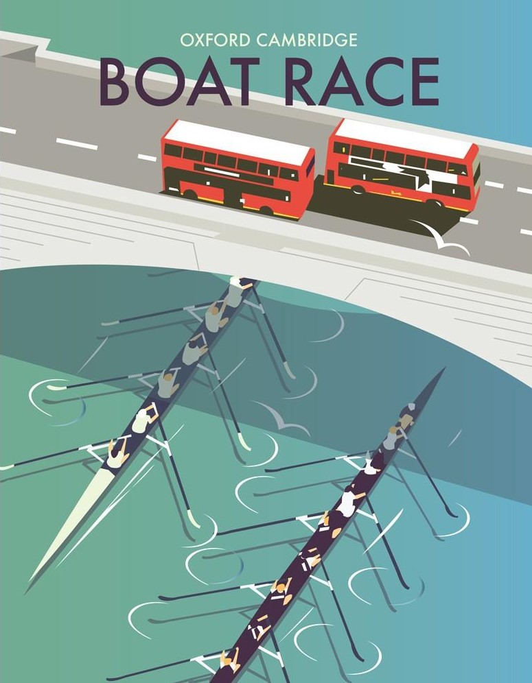 Boat Race - Rail Prints